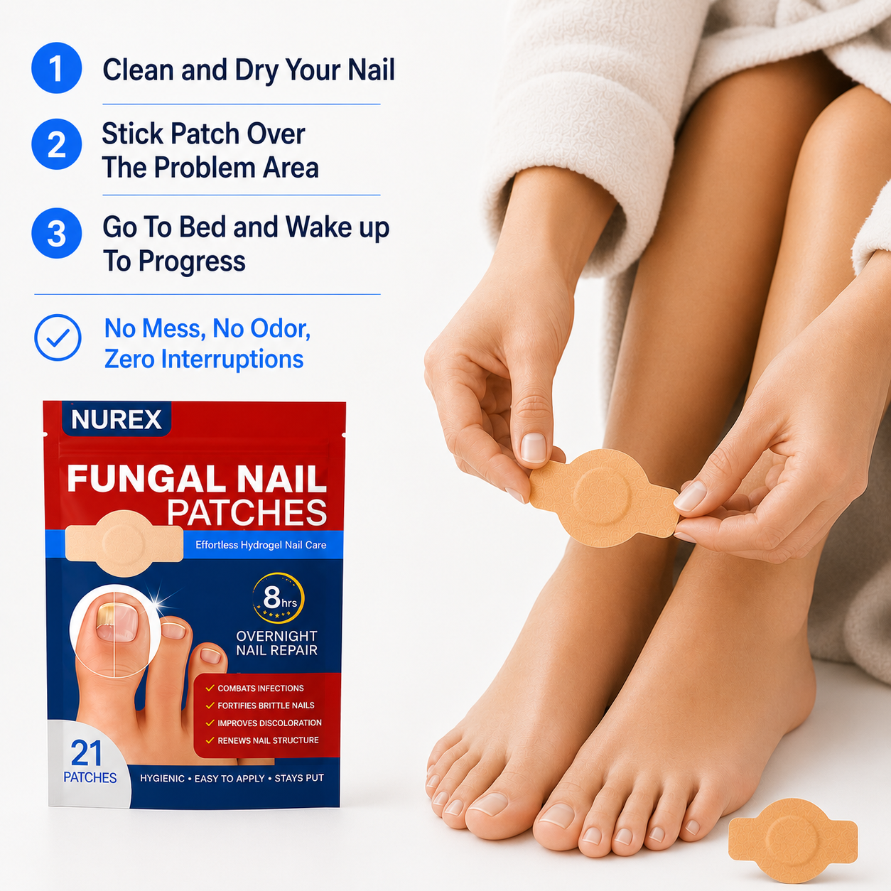 Nurex® Fungal Nail Removal Patches