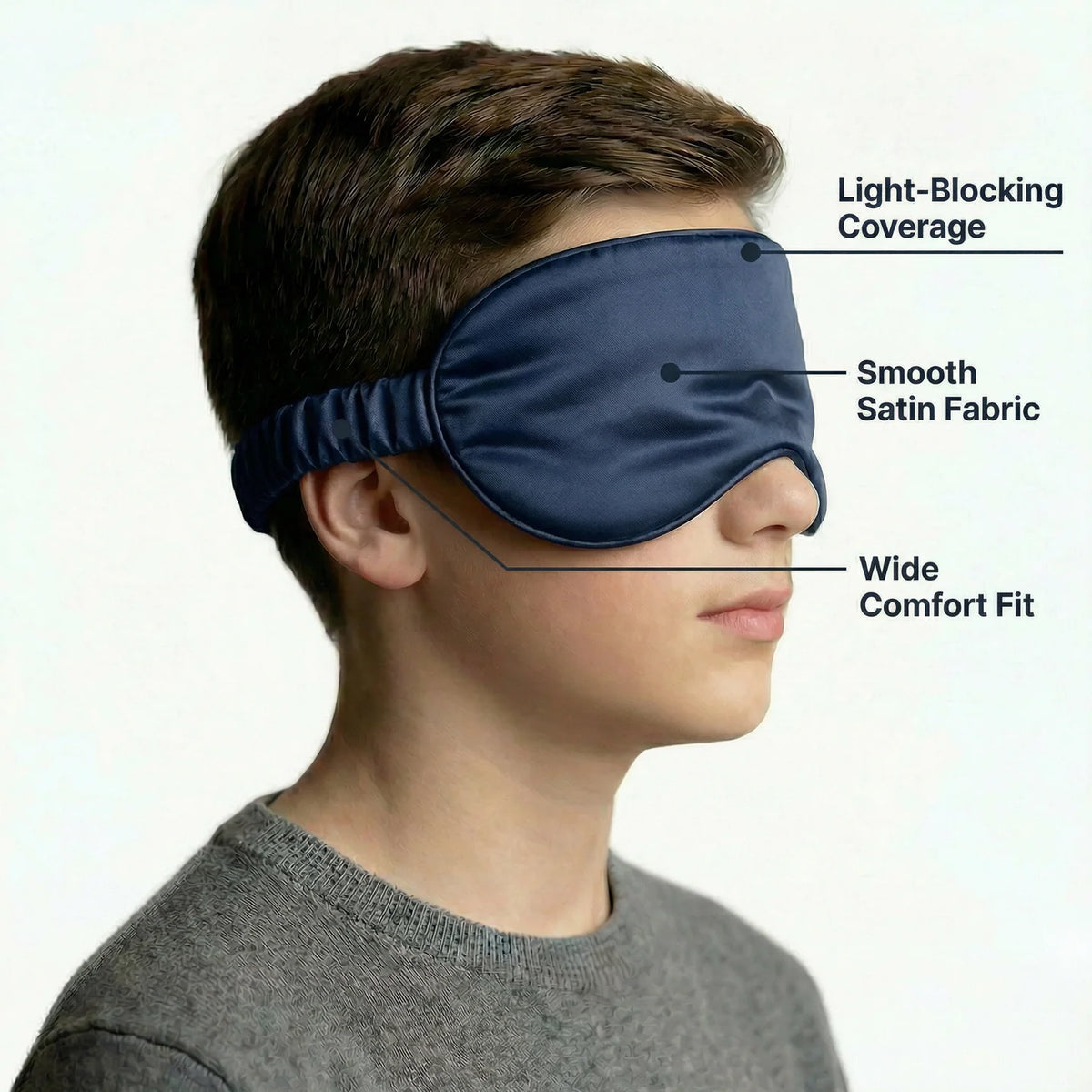 Ryze Sleep Mask - Full Blackout, Comfy Fit